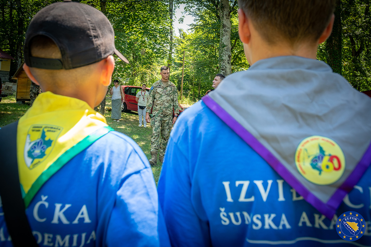 EUFOR podržao sigurnost mladih na Ljetnom izviđačkom kampu