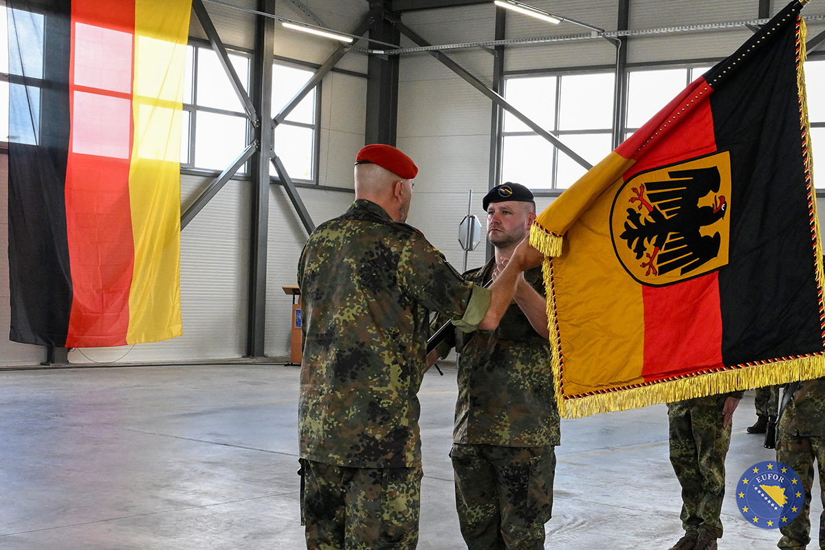 EUFOR obilježio primopredaju dužnosti komandanta Njemačkog kontingenta