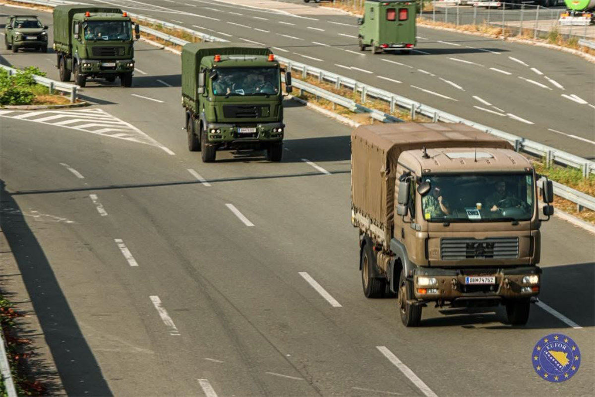 Austrian EUFOR Reserve Units Arrive in BiH by Road to Support Exercise Quick Response 2026