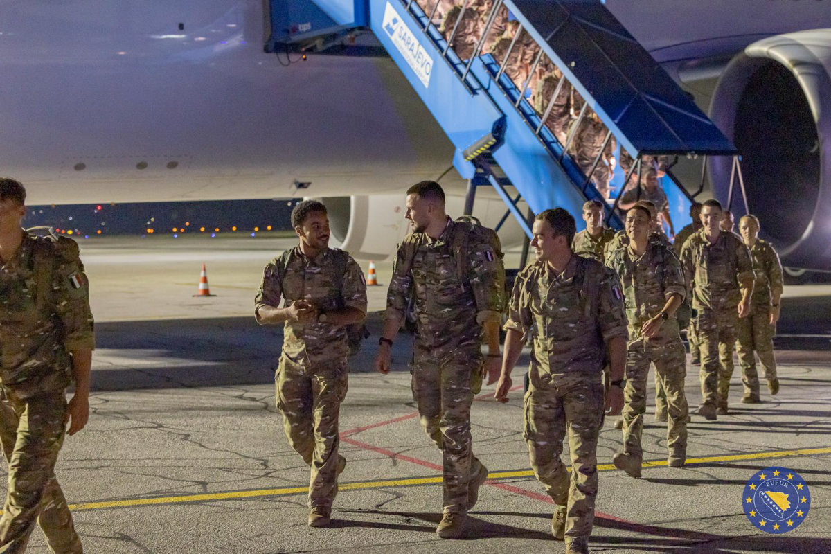 French EUFOR Reserve Units Arrive in BiH by Air to Support Exercise Quick Response 2026