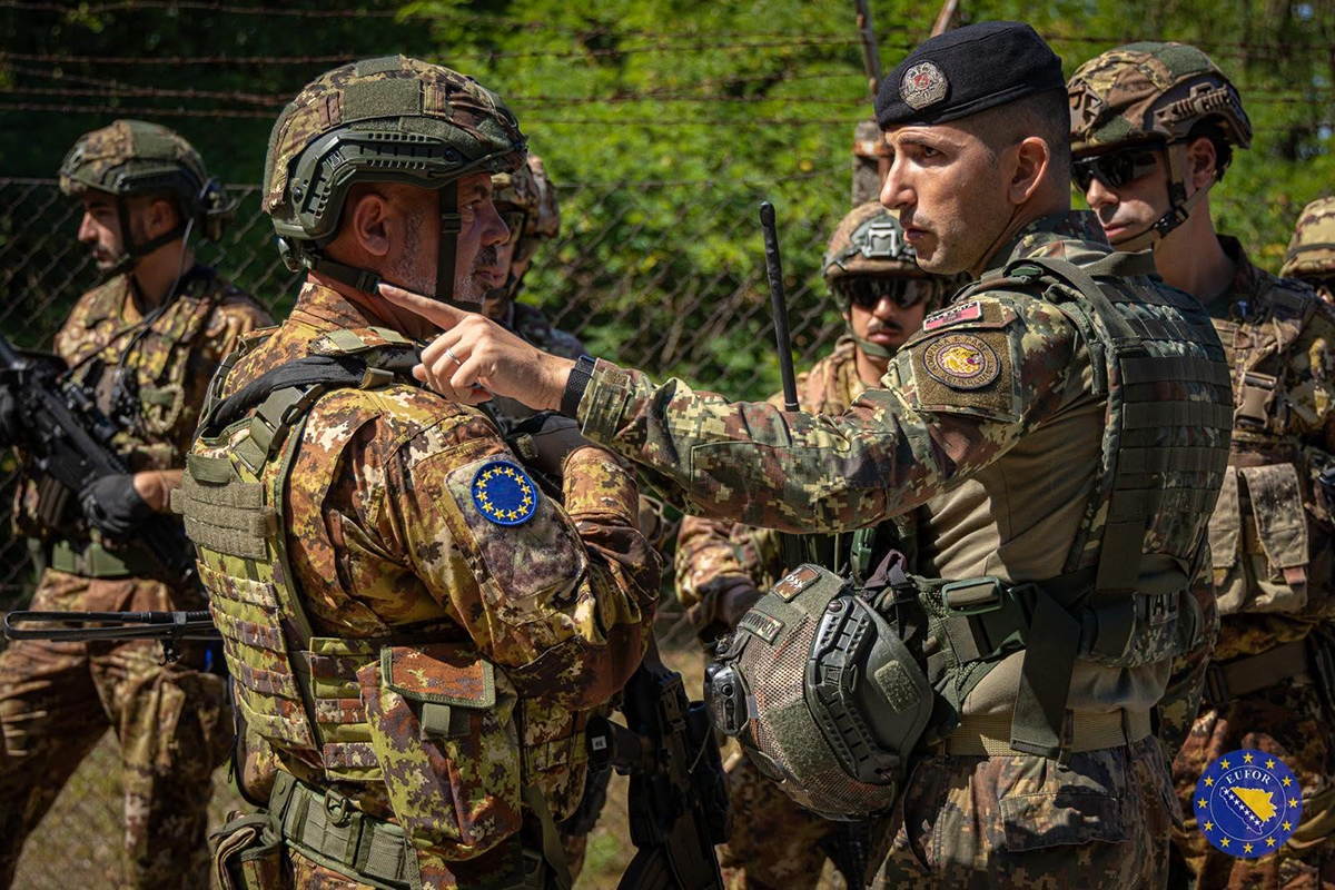 EUFOR snage raspoređene na lokaciju Krčmarice tijekom vježbe Brzi odgovor 2026