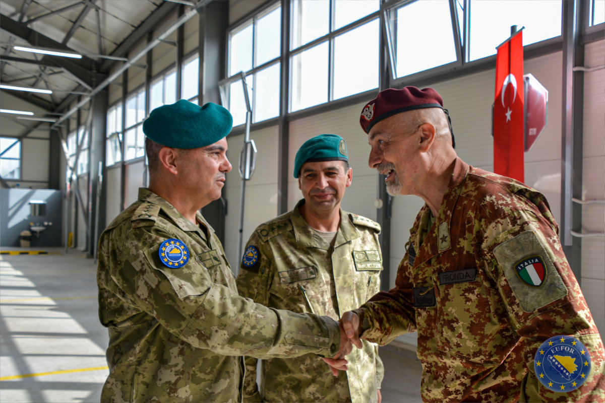 Turkish Representative Delegation Marks Change of Command at EUFOR Headquarters
