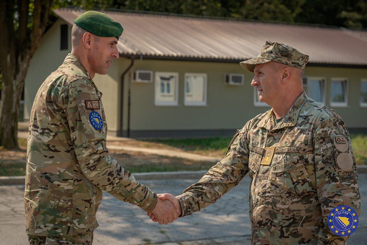 Chief of Staff EUFOR Visits Armed Forces of Bosnia and Herzegovina 5th Infantry Brigade near Tuzla