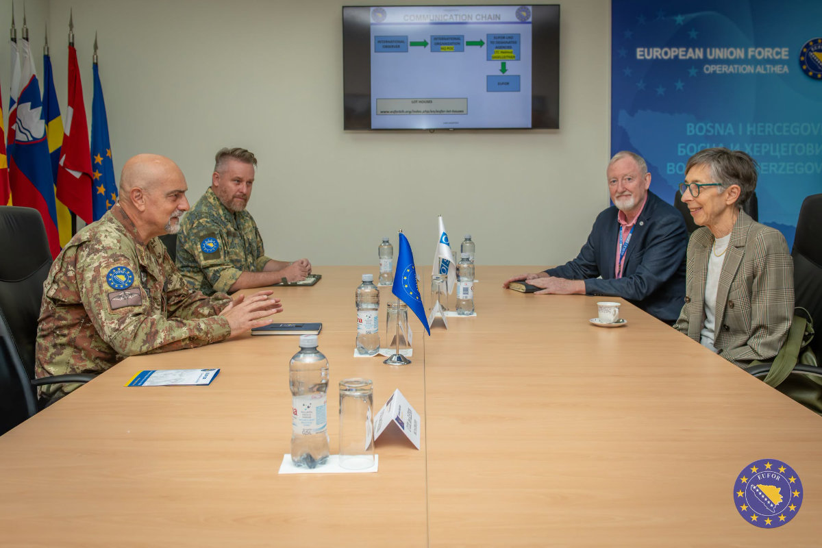 COM EUFOR and OSCE Representatives Confer on Election Observation and Stability in Bosnia and Herzegovina