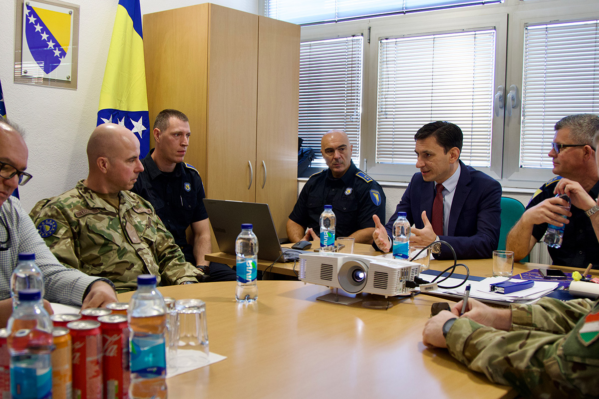 Dozapovjednik EUFOR-a posjetio Graničnu policiju BiH u Zvorniku