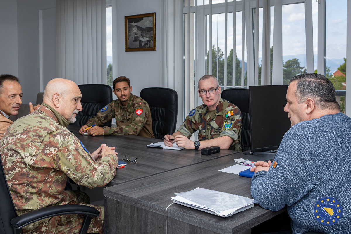 COM EUFOR Continues Engagement with Local Authorities in Neum and Ljubuški