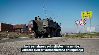 Does EUFOR conduct patrols all over BiH and where it is located?
