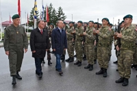 Austrian Minister of Defence and Sport visits EUFOR Camp Butmir