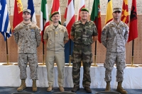 Operation Commander for EUFOR Operation Althea presides over Medal Parade